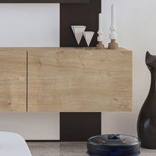 Load image into Gallery viewer, Modern Floating TV Stand and Entertainment Center for 55-80 inch TVs