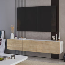 Load image into Gallery viewer, Modern Floating TV Stand and Entertainment Center for 55-80 inch TVs