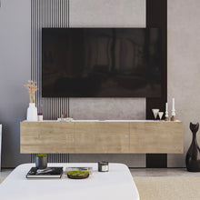 Load image into Gallery viewer, Modern Floating TV Stand and Entertainment Center for 55-80 inch TVs
